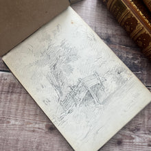Load image into Gallery viewer, Antique Sketchbook attributed to "Aunt Carr"... Art Journal Pencil Sketches
