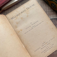 Load image into Gallery viewer, Melbourne House by Susan Warner; Beautiful Floral Binding from the Sunrise Series