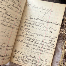 Load image into Gallery viewer, Hand Written Wiltshire Farming Manuscript from 1903/04 Edwardian Booklet