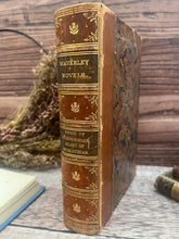 Load image into Gallery viewer, The Bride of Lammermoor and Heart of Midlothian by Sir Walter Scott; Half Calf Binding