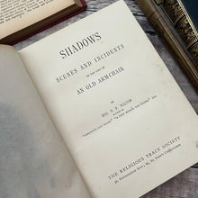 Load image into Gallery viewer, Shadow's by Mrs OF Walton Beautiful Floral Binding Antique Book