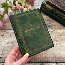 Load image into Gallery viewer, 1866 Evangeline by Henry Wadsworth Longfellow Mauchline Ware Faux Malachite Book