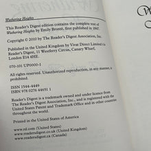 Load image into Gallery viewer, 2010 Wuthering Heights by Emily Bronte Modern Hardback by Reader's Digest