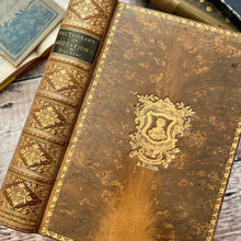 Load image into Gallery viewer, 1896 A Dictionary of Quotations Late Victorian Fine Tree Calf Leather Binding