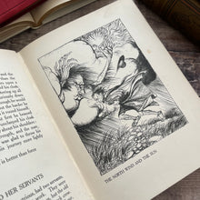 Load image into Gallery viewer, 1912 Aesop's Fables Illustrated by Arthur Rackham First Edition Thus Colour Plates