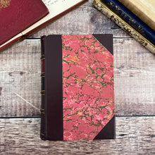 Load image into Gallery viewer, Mansfield Park by Jane Austen Half Leather Marbled Rebound Antique Book