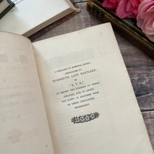 Load image into Gallery viewer, 1885 Ros Rosarum; Dew of the Everlasting Rose by E.V.B; Half Leather