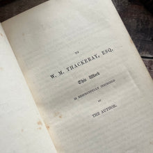 Load image into Gallery viewer, 1857 Jane Eyre by Currer Bell (Charlotte Bronte) Half Leather Victorian Book Rare (Et)