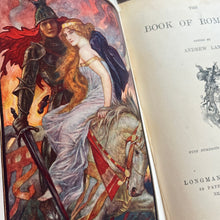 Load image into Gallery viewer, First Edition 1902 The Book of Romance by Andrew Lang Edwardian Illustrated