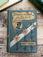 Load image into Gallery viewer, Through Pain to Peace by Sarah Doudney Beautiful Pictorial Binding