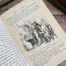 Load image into Gallery viewer, 1895 Pride and Prejudice by Jane Austen Rare Peacock Binding Very Good Condition (Et)