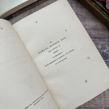 Load image into Gallery viewer, 1885 Gray's Poetical Works; Half Leather Book with Floral Decoration