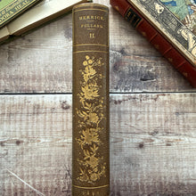 Load image into Gallery viewer, 1891 Volume II of The Works of Herrick; Fine Half Leather Binding by Zaehnsdorf