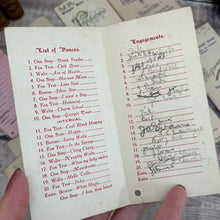 Load image into Gallery viewer, Bundle of Early 20th Century Dance Cards - Fascinating Piece of Social History