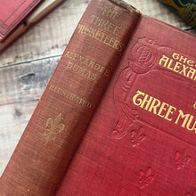 Load image into Gallery viewer, The Three Musketeers by Alexander Dumas; Antique Illustrated Book