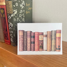 Load image into Gallery viewer, Pack of 3 Beautiful Book Spine Cards...Digital Design of Antique Books