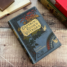 Load image into Gallery viewer, Captain Cook's Voyage with Colour Illustrations19th Century Book Floral Binding