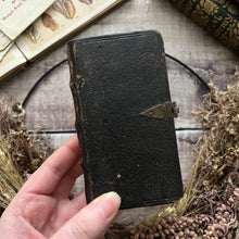 Load image into Gallery viewer, 1665 Dutch Book of Psalms Full Leather Binding with Clasp and Gauffered Edges