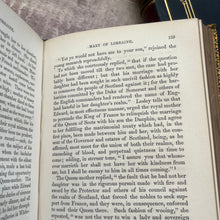 Load image into Gallery viewer, Lives of The Queens of Scotland and English Princesses Early Victorian Leather Set