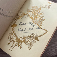 Load image into Gallery viewer, Edwardian Full Leather Book; with Original Verse, Watercolours and Drawings