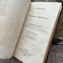 Load image into Gallery viewer, 1825 Select British Poets Half Leather Bindings Two Volume Set Georgian Books