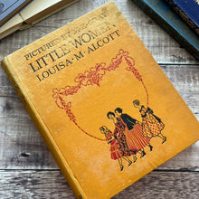Load image into Gallery viewer, Little Women by Louisa May Alcott; Large Format Book with Tipped In Colour Plates