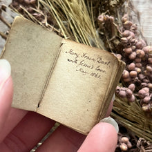 Load image into Gallery viewer, Small Rain Upon the Tender Herb written by Anon; Miniature Victorian Leather Book