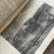 Load image into Gallery viewer, Two Half Leather Sir Walter Scott Books with Marbled Text Block Edges 1901