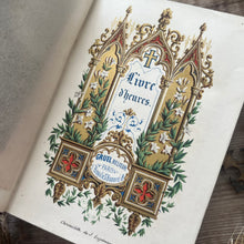 Load image into Gallery viewer, Petit Paroissien 19th Century; Full Velvet Binding with Metal Details and Clasp