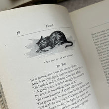 Load image into Gallery viewer, Hidden Fore-Edge Painting Faust by Goethe Full Leather Antique Book 1890 (Et)