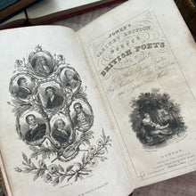 Load image into Gallery viewer, 1825 Select British Poets Half Leather Bindings Two Volume Set Georgian Books