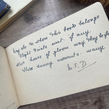 Load image into Gallery viewer, 1920's Friendship Album Filled with Writings and Verse