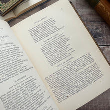 Load image into Gallery viewer, 1887 The Poetical Works of Longfellow Full Tree Calf Leather Binding