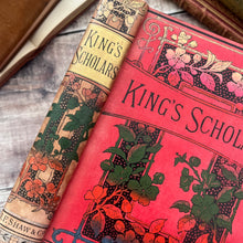 Load image into Gallery viewer, King's Scholars by M.L.Ridley Late Victorian Book with Floral Binding