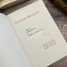 Load image into Gallery viewer, English Masques - Art Nouveau Peacock Binding by Blackie and Son