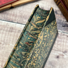 Load image into Gallery viewer, 1896 Barabbas by Marie Corelli Half Leather with Marbling Book