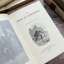 Load image into Gallery viewer, 1893 Bride of Lammermoor by Sir Walter Scott Beautiful Cloth Victorian Binding