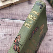 Load image into Gallery viewer, 1901 Familiar Butterflies and Moths by W F Kirby; Beautiful Pictorial Binding with Colour Plates