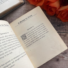 Load image into Gallery viewer, 1910 A Message for Today by Grace Whitney Hoff Half Morocco Leather Daily Devotions