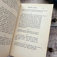 Load image into Gallery viewer, 1901 Thoughts from the Letters of Petrarch Full Vellum Binding with Beautiful Cherub Metal Clasps