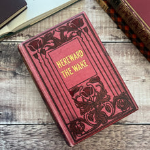 Load image into Gallery viewer, Hereward the Wake By Charles Kingsley Art Nouveau Pink Antique Book