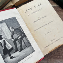 Load image into Gallery viewer, Rare Jane Eyre by Charlotte Bronte Floral Binding Late Victorian Book