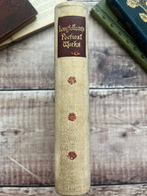Load image into Gallery viewer, The Poetical Works of Henry Wadsworth Longfellow; Quarter Bound Vellum Book