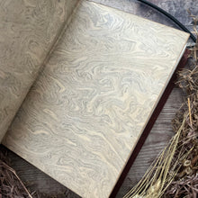 Load image into Gallery viewer, The Chimes by Charles Dickens Full Suede Leather Yapp Binding