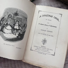 Load image into Gallery viewer, A Christmas Carol by Charles Dickens; Illustrated Victorian Book