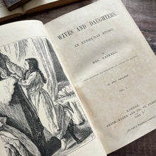 Load image into Gallery viewer, First Edition of Wives and Daughters by Mrs Elizabeth Gaskell 1866 Rare REBOUND