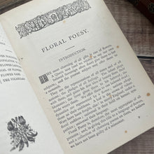Load image into Gallery viewer, Floral Poesy A Book for All Seasons Language of Flowers Victorian Book Rare