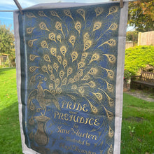 Load image into Gallery viewer, Organic Cotton Tea Towel - Pride and Prejudice or Familiar Wildflowers