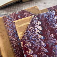 Load image into Gallery viewer, 1880's Complete Collection of the Life & Works of the Bronte Sisters Half Leather Marbled (Et)