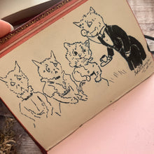 Load image into Gallery viewer, Edwardian Full Leather Book; with Original Verse, Watercolours and Drawings
